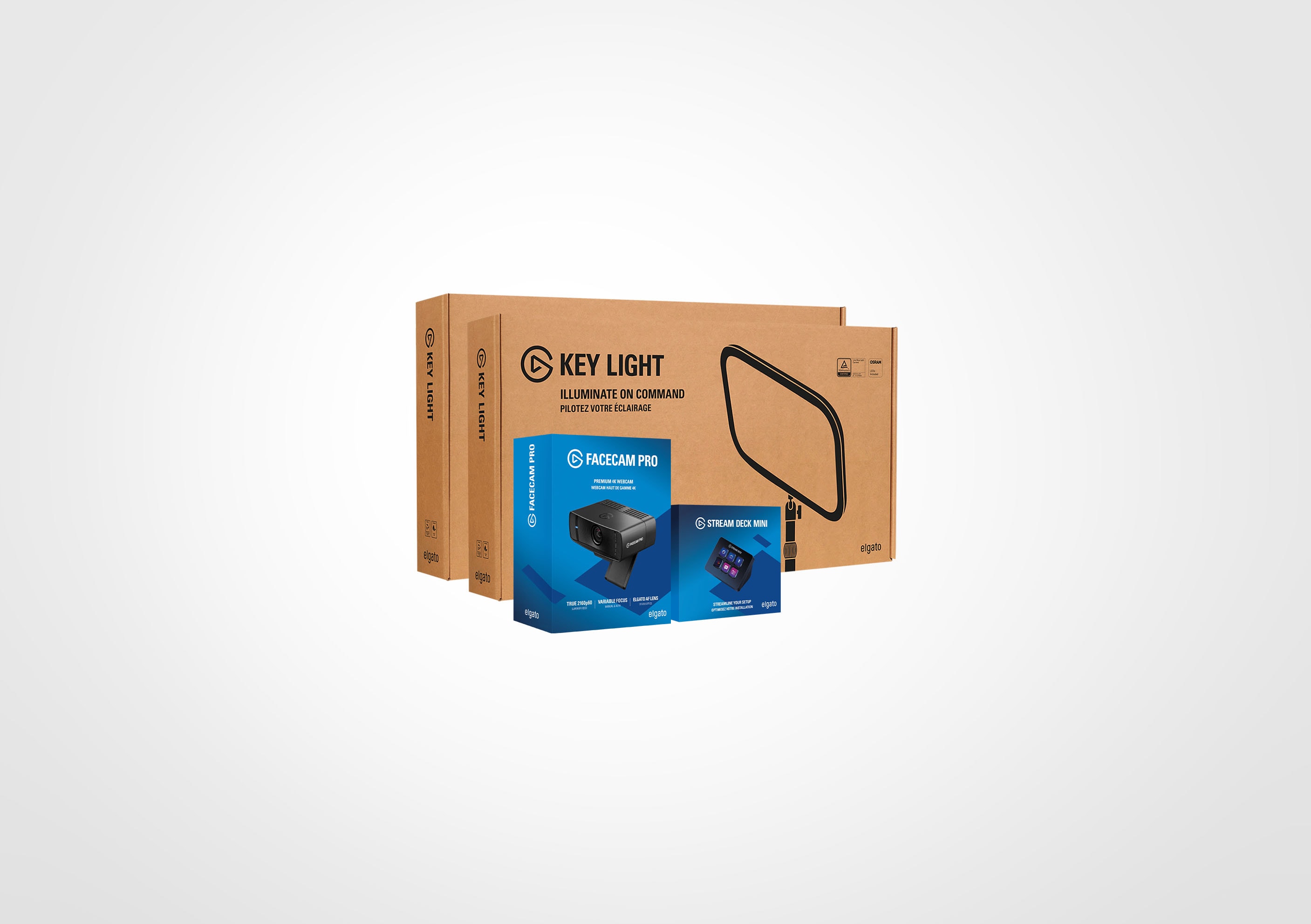 ⭐️新品 Elgato Key Light Mini 2台セット Key Light Duo Bundle - Solid Mini | Elgato